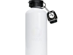 MR.R Sublimation Blanks White Sport Aluminum Bottle Portable Two Tops Bottle 600ml for Heat Press Transfer Printing