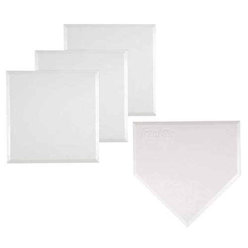 Franklin Sports MLB Baseball Base Set - Throw Down Rubber Bases for Baseball + Softball with Home Plate - Portable Backyard Baseball Franklin Sports MLB Baseball Base Set - Throw Down Rubber Bases for Baseball + Softball with Home Plate - Portable Backyard Baseball