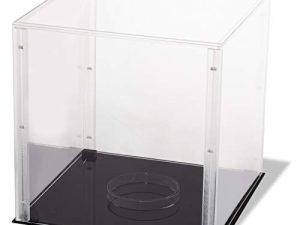 Franklin Sports Display Case – Memorabilia – UV Protected – Sport Collectibles - Baseball - Batting Gloves - Basketball - Soccer Ball - Football