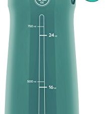 Pogo Plastic Water Bottle with Soft Straw Lid and Carry Handle