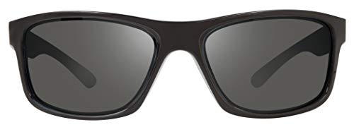 Revo Sunglasses Harness: Polarized Lens with Rectangle Sport Wrap Frame Revo Sunglasses Harness: Polarized Lens with Rectangle Sport Wrap Frame