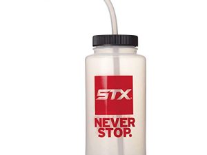 STX Easy Squeeze Long Straw Water Bottle Clear