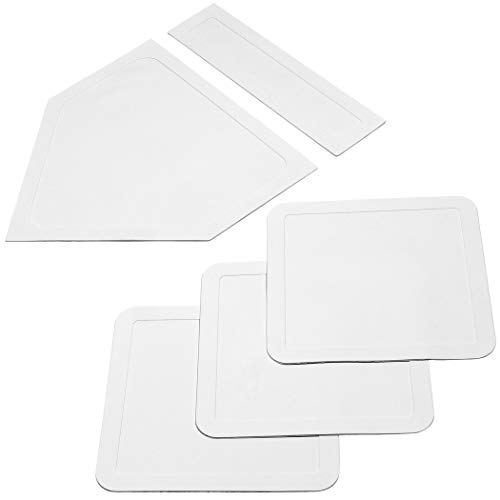 GoSports Baseball & Softball 5 Piece Base Set - Rubber Field Bases for Kids & Adults GoSports Baseball & Softball 5 Piece Base Set - Rubber Field Bases for Kids & Adults