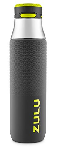 ZULU Studio Glass Water Bottle with Silicone Sleeve ZULU Studio Glass Water Bottle with Silicone Sleeve