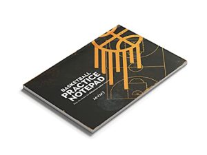 Basketball Coaching Practice Notepad by MVMT sports. | 50p Planner Notebook Journal for Basketball Coaches | Plan and Review Quickly and Easily.