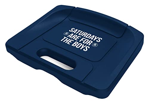 SATURDAYS ARE FOR THE BOYS Barstool Sports Deluxe Molded Foam Stadium Seat Chair Blue Water Resistant Sport Bleacher Cushion and Comfy Butt Pillow Long Sitting Back and Tailbone Pain Relief… SATURDAYS ARE FOR THE BOYS Barstool Sports Deluxe Molded Foam Stadium Seat Chair Blue Water Resistant Sport Bleacher Cushion and Comfy Butt Pillow Long Sitting Back and Tailbone Pain Relief…
