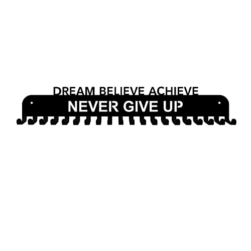CVAQ Medal Holder Display Hanger Rack Frame for Sport Race Runner -Race Medal Hanger Holder - Sturdy Black Steel Metal Over 60 Medals Easy to Install CVAQ Medal Holder Display Hanger Rack Frame for Sport Race Runner -Race Medal Hanger Holder - Sturdy Black Steel Metal Over 60 Medals Easy to Install
