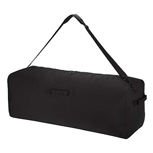 36 Inch Canvas Duffel Bag 100L Extra Large Luggage Duffle for Travel Sport and Camping (Black) 36 Inch Canvas Duffel Bag 100L Extra Large Luggage Duffle for Travel Sport and Camping (Black)