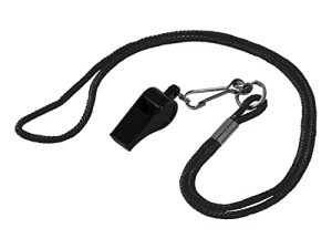 Franklin Sports 3134 Plastic Whistle W/Lanyard