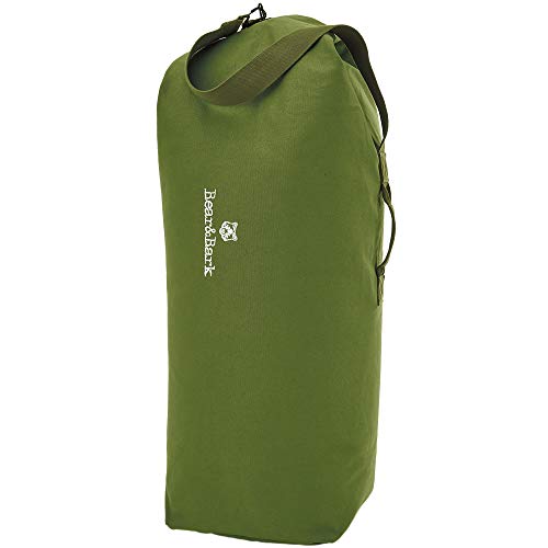 Top Load Duffle Bag - Green 34x20" - 55L - Medium Canvas Military and Army Cargo Style Carryall Duffel for Men and Woman – College Student Top Load Duffle Bag - Green 34x20" - 55L - Medium Canvas Military and Army Cargo Style Carryall Duffel for Men and Woman – College Student