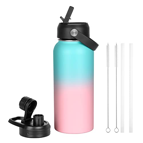 NONJISPT 32 oz Water Bottle With Straw NONJISPT 32 oz Water Bottle With Straw
