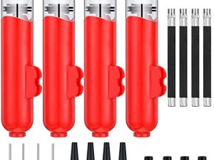 4 Pieces Ball Pump Air Pump for Balls Hand Air Pump Kit and Needles Hand Pump for Inflatables Basketball Air Pump Ball Pump for Sports for Inflating Sports Basketball Soccer Volleyball Football
