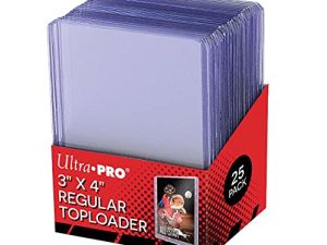 Ultra Pro 25 3 X 4 Top Loader Card Holder for Baseball