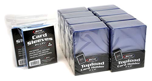 BCW 200-Count Card Toploaders and Card Sleeves BCW 200-Count Card Toploaders and Card Sleeves