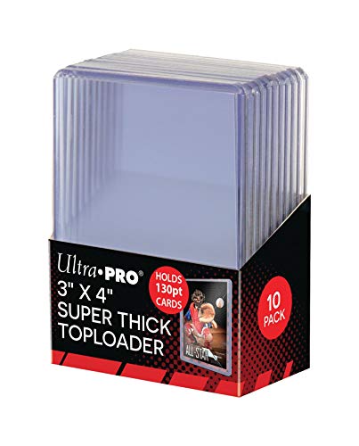 Ultra Pro 82327 3 x 4 inch Toploaders Super Thick (10 Count) Ultra Pro 82327 3 x 4 inch Toploaders Super Thick (10 Count)