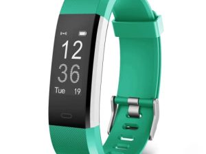 OCTANDRA Active VeryFitPro Fitness Tracker HR Heart Rate Sleep Monitor Step Counter IP67 Waterproof Activity Tracker Smart Band Pedometer Running Smart Watch for Men & Women (ID115Plus HR) (Green)