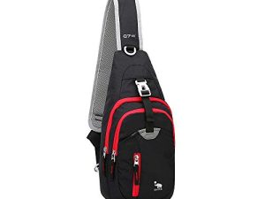 OIWAS Small Sling Backpack Lightweight One Strap Bag Hiking Crossbody Chest Pack Shoulder Bookbag Daypack For Men Women
