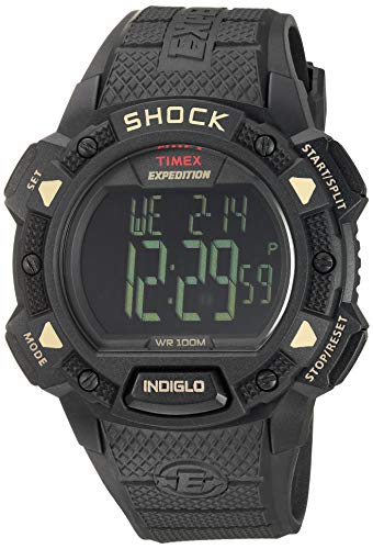 Timex Men's Expedition Digital Shock CAT Resin Strap Watch Timex Men's Expedition Digital Shock CAT Resin Strap Watch