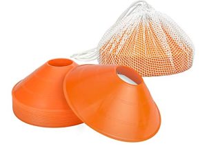 GoSports Sports Training Cone 20 Pack with Tote Bag