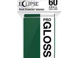 Ultra Pro - Eclipse Gloss Small Sleeves 60 Count (Forest Green) - Protect All Your Gaming Cards