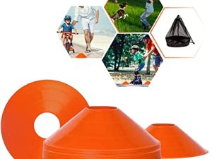 BIZBON 25 Pack Pro Disc Cones Sports Cones