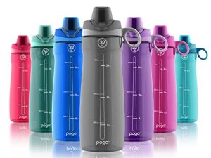 Pogo BPA-Free Plastic Water Bottle with Chug Lid