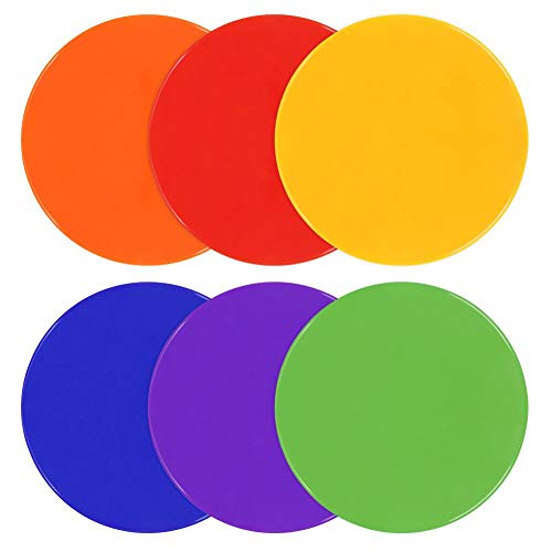 TuXHui Spot Markers 9 Inch 10 Inch Non Slip Rubber Agility Markers Flat Field Cones Floor Dots for Soccer Basketball Sports Speed Agility Training and Drills TuXHui Spot Markers 9 Inch 10 Inch Non Slip Rubber Agility Markers Flat Field Cones Floor Dots for Soccer Basketball Sports Speed Agility Training and Drills