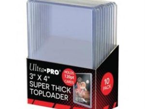 Ultra Pro Toploader Top Loader - 3"x4" 120pt. (10ct)
