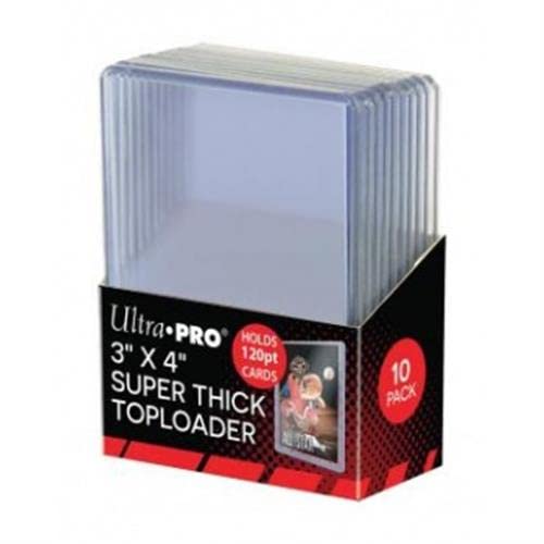 Ultra Pro Toploader Top Loader - 3"x4" 120pt. (10ct) Ultra Pro Toploader Top Loader - 3"x4" 120pt. (10ct)
