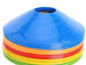 25 Pcs Pro Disc Cones - Training Cones Agility Soccer Cones with Carry Bag for Training