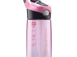 mountop Kids Water Bottle with Straw Lid and Handle