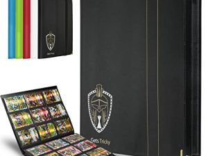 Gets Tricky Trading Card Binder 9 Pocket - 360 Pockets Card Collection Binder for Cards