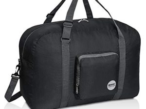 WANDF for Airlines 16"~22" Foldable Travel Duffle Bag for Travel Gym Sports Weekender Bag