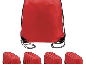 BeeGreen Drawstring Bags String Backpack Bulk 20|24|40|50|60|100 DIY Cinch Sack Bags Gym Team Sport Sets for Men Women Kids