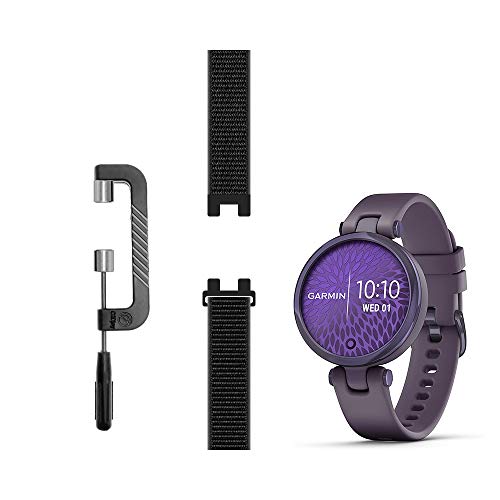 LeiOu Sport Mesh Strap Compatible with Garmin Lily GPS Smartwatch Bands Woven Nylon Replacement Accessory Watch Wristband with Remove Band Tool - Small (10#) LeiOu Sport Mesh Strap Compatible with Garmin Lily GPS Smartwatch Bands Woven Nylon Replacement Accessory Watch Wristband with Remove Band Tool - Small (10#)