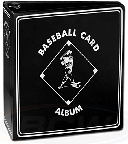 BCW Supplies Baseball Black 3" Album BCW Supplies Baseball Black 3" Album