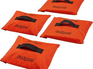 GoSports Sports Net Sandbags Set of 4 - Weighted Anchors for Baseball Nets