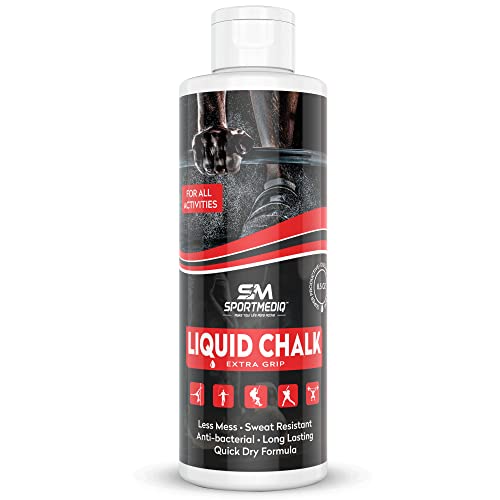 SPORTMEDIQ Pro Grade Liquid Chalk – Mess Free Professional Hand Grip for Gym SPORTMEDIQ Pro Grade Liquid Chalk – Mess Free Professional Hand Grip for Gym