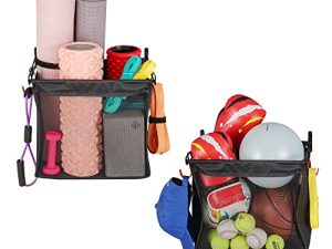 PLKOW Wall Mount Sports Ball Storage Rack 2 Pack