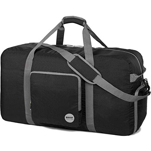 Foldable Duffle Bag 24" 28" 32" 36" 60L 80L 100L 120L for Travel Gym Sports Lightweight Luggage Duffel By WANDF Foldable Duffle Bag 24" 28" 32" 36" 60L 80L 100L 120L for Travel Gym Sports Lightweight Luggage Duffel By WANDF