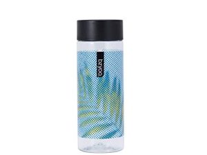 BZYOO Para 19oz BPA-Free Dishwasher Safe Reusable Sports Cups Drinking Durable Plastic Tumblers Water Bottle with Leak Proof Design for Outdoor Activity Hike Camping Cycling Wellness (Cool- Leaf)