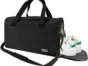 BestMal Sports Gym Bag Sports Duffel Bag with Wet Pocket & Shoes Compartment Travel Duffle Bag for Men and Women