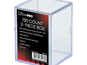 Ultra Pro 81147 2-Piece 150 Count Clear Card Storage Box