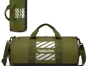 TUGUAN Gym Bags for Men Women Small Travel Duffle Bag with Wet Pocket & Shoes Compartment Overnight Weekender Duffel Bag Sports Gym Tote bag Man 45L