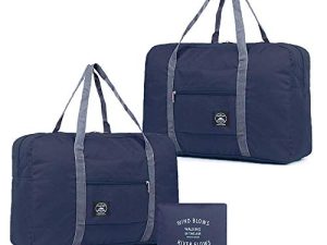 2 Pack Foldable Travel Duffel Bag
