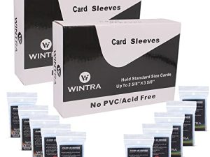 WINTRA 1000 Pack Transparent Penny Card Sleeves