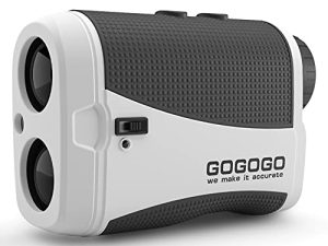 Gogogo Sport Vpro Golf Range Finder 800/1200 Yards Red Display Laser Rangefinder with Slope Switch 6X Magnification