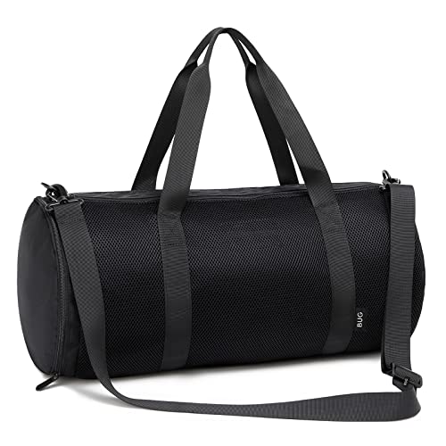 Gym Duffle Bag for Sports Women: Large Travel Bags for Men Sport Yoga Tote for Ladies Waterproof Duffel with Shoulder Strap for Boys Carry on Weekender Bag with Shoe Compartment for Exercise (Black) Gym Duffle Bag for Sports Women: Large Travel Bags for Men Sport Yoga Tote for Ladies Waterproof Duffel with Shoulder Strap for Boys Carry on Weekender Bag with Shoe Compartment for Exercise (Black)