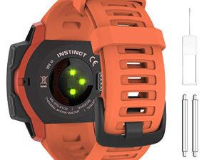 MoKo Watch Strap Compatible with Garmin Instinct Esports/Solar/Tactical/Tide Military Watch