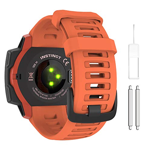 MoKo Watch Strap Compatible with Garmin Instinct Esports/Solar/Tactical/Tide Military Watch MoKo Watch Strap Compatible with Garmin Instinct Esports/Solar/Tactical/Tide Military Watch